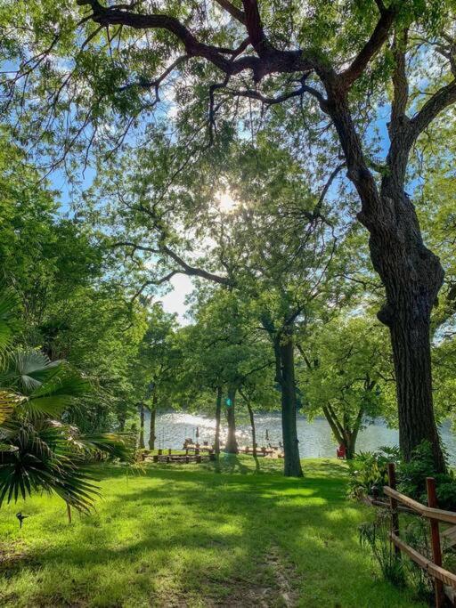 The River Haven - Sleeps 32 - On Guadalupe River Seguin Exteriör bild
