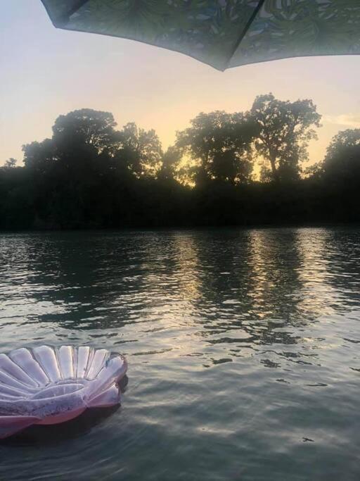 The River Haven - Sleeps 32 - On Guadalupe River Seguin Exteriör bild